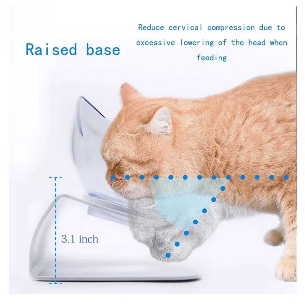 Black Cat Double Bowl Feeder